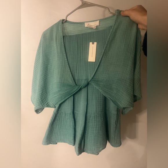 Anthropologie Guazy Wide Leg Pant Set - Picture 3 of 4